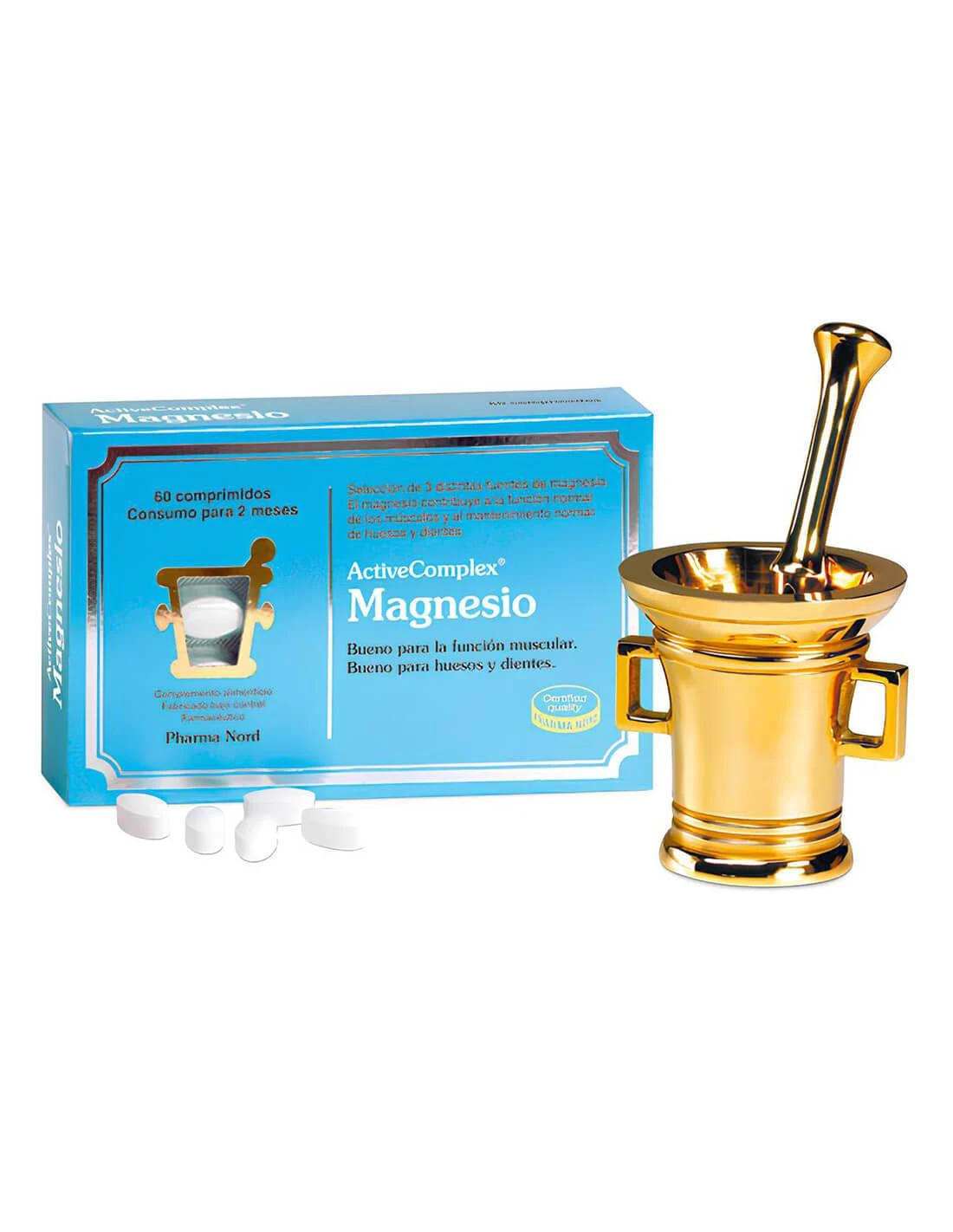 PHARMA NORD ACTIVECOMPLEX MAGNESIO 60 COMPRIMIDO 2 PHARMA NORD ACTIVECOMPLEX MAGNESIO 60 COMPRIMIDO - Imagen 2
