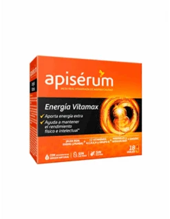 APISÉRUM JALEA REAL ENERGÍA VITAMAX 18 VIALES