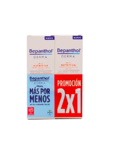 BEPANTHOL CREMA FACIAL SPF25 2X50 ML 1 BEPANTHOL CREMA FACIAL SPF25 2X50 ML