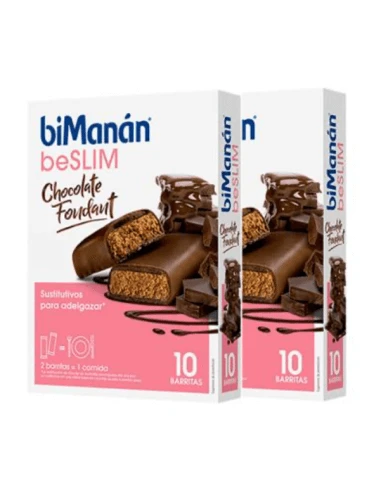 BIMANÁN BESLIM BARRITAS SABOR CHOCOLATE FONDANT DUPLO 2 X 10 BARRITAS 1 BIMANÁN BESLIM BARRITAS SABOR CHOCOLATE FONDANT DUPLO 2 X 10 BARRITAS