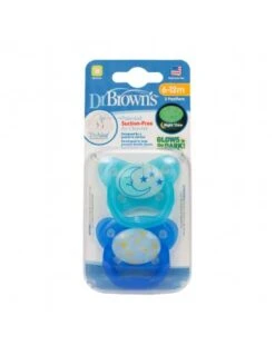 Dr. Brown's DR BROWN S CHUPETE SILICONA NOCTURNO 6-18 MESES