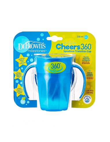 DR. BROWN'S VASO CHEERS 360º ASAS AZUL 200 ML 1 DR. BROWN'S VASO CHEERS 360º ASAS AZUL 200 ML