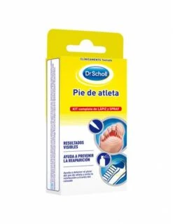 DR SCHOLL PIE DE ATLETA KIT COMPLETO LAPIZ SPRAY
