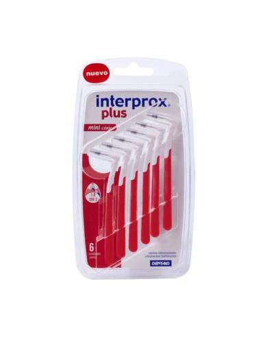 INTERPROX PLUS MINI CONICO 1,0 6 UNIDADES 1 INTERPROX PLUS MINI CONICO 1,0 6 UNIDADES
