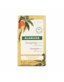 KLORANE CHAMPÚ SÓLIDO AL MANGO 80 G