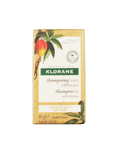 KLORANE CHAMPÚ SÓLIDO AL MANGO 80 G 1 KLORANE CHAMPÚ SÓLIDO AL MANGO 80 G
