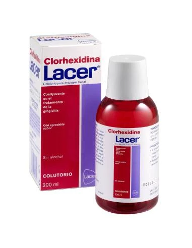 LACER CLORHEXIDINA COLUTORIO 200ML 1 LACER CLORHEXIDINA COLUTORIO 200ML