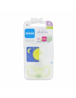 MAM CHUPETE SILICONA AIR NIGHT +16 MESES 2 UNIDADES