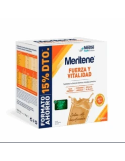 MERITENE FUERZA Y VITALIDAD CAFE DESCAFEINADO 30 SOBRES FORMATO AHORRO -15%