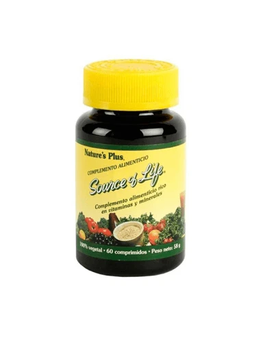 NATURE'S PLUS SOURCE OF LIFE 60 COMPRIMIDOS 1 NATURE'S PLUS SOURCE OF LIFE 60 COMPRIMIDOS