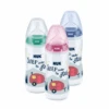 NUK BIBERÓN FIRST CHOICE+ PP HELLO ADVENTURE SILICONA 0-6 MESES 300 ML