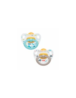 NUK CHUPETE CLASSIC HAPPY KIDS LÁTEX 6-18 MESES 2 UNIDADES