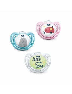 NUK CHUPETE FREESTYLE HELLO ADVENTURE SILICONA 18-36 MESES 2 UNIDADES