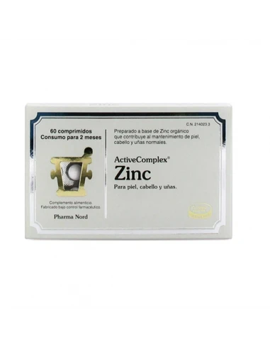 PHARMA NORD ACTIVE COMPLEX ZINC 60 COMP 1 PHARMA NORD ACTIVE COMPLEX ZINC 60 COMP