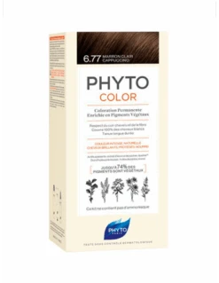 PHYTO COLOR 6.77 MARRÓN CLARO CAPUCHINO
