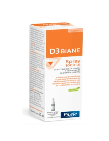 PILEJE D3 BIANE VITAMINA D SPRAY 1000 UI 20 ML 1 PILEJE D3 BIANE VITAMINA D SPRAY 1000 UI 20 ML