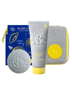 ROGER & GALLET HOMME BARRA AFEITAR 100G + GEL AFTERSHAVE 75ML PACK