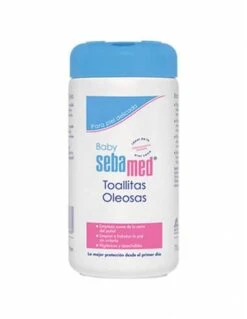 SEBAMED BABY TOALLITAS OLEOSAS 70 UNIDADES.