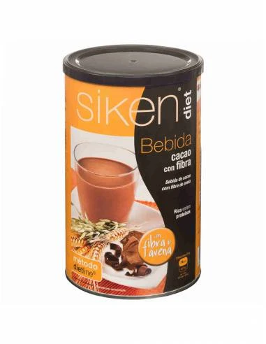 SIKEN DIET BEBIDA CACAO CON FIBRA 400 G 1 SIKEN DIET BEBIDA CACAO CON FIBRA 400 G