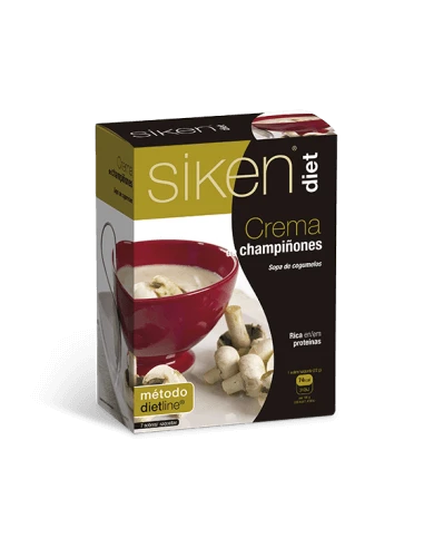 SIKEN DIET CREMA DE CHAMPIÑONES 7 SOBRES 22 G 1 SIKEN DIET CREMA DE CHAMPIÑONES 7 SOBRES 22 G