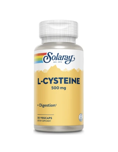 SOLARAY L-CYSTEINE 500 MG 30 VEGCAPS 1 SOLARAY L-CYSTEINE 500 MG 30 VEGCAPS
