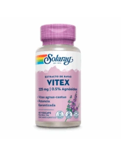 SOLARAY VITEX AGNUS BERRY EXTRACT 60 CÁPSULAS