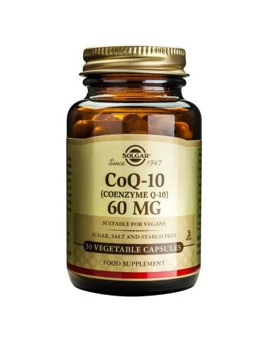 SOLGAR COENZIMA Q10 60 MG 30 CÁPSULAS 1 SOLGAR COENZIMA Q10 60 MG 30 CÁPSULAS