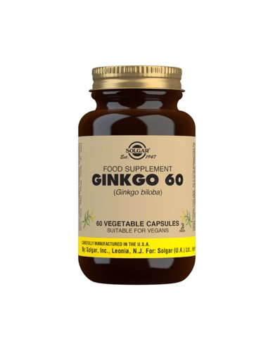 SOLGAR GINKGO 60 60 CÁPSULAS 1 SOLGAR GINKGO 60 60 CÁPSULAS