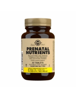 SOLGAR NUTRIENTES PRENATALES 60COMP