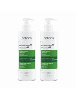 VICHY DERCOS CHAMPU ANTI CASPA GRASA 390ML DUPLO